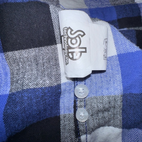 HSU Emerica Plaid Button-Up flannel the SOLE technology. Size M GUC - Picture 6 of 12